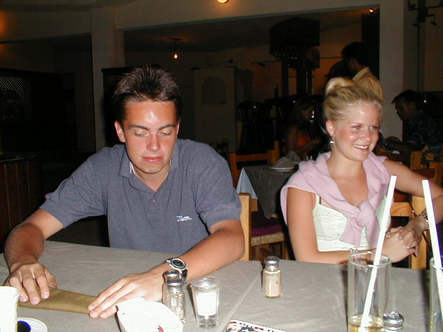 P restaurant Ibiza med Anja